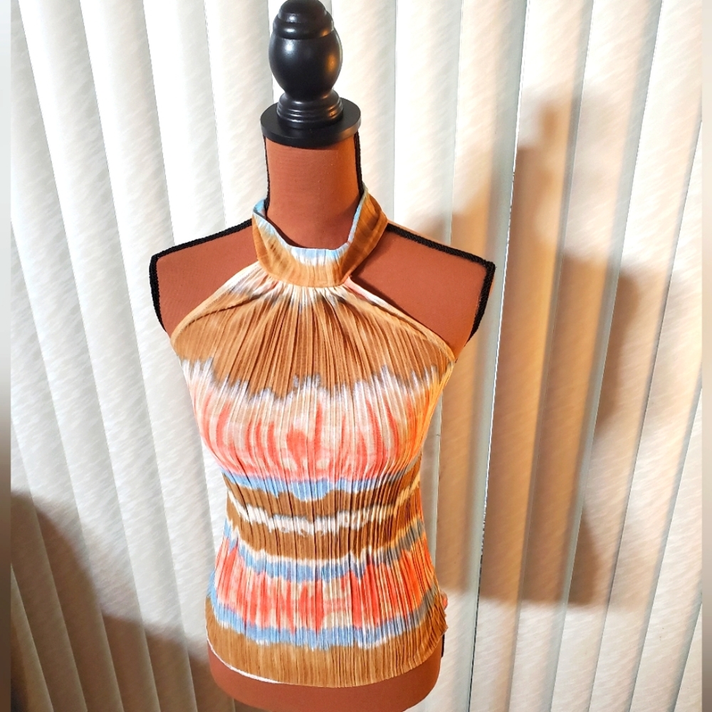Ombre type halter top